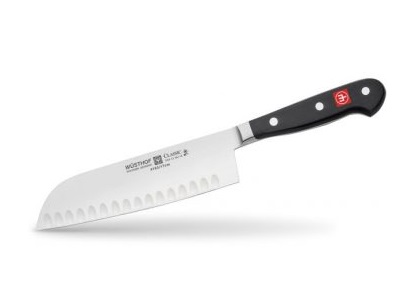 FACA SANTOKU 17CM CLASSIC PRETO